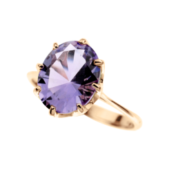 Damenring mit Amethyst 