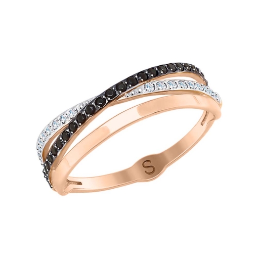 Women's ring with zirconia 