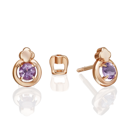 Ohrstecker mit Amethyst 