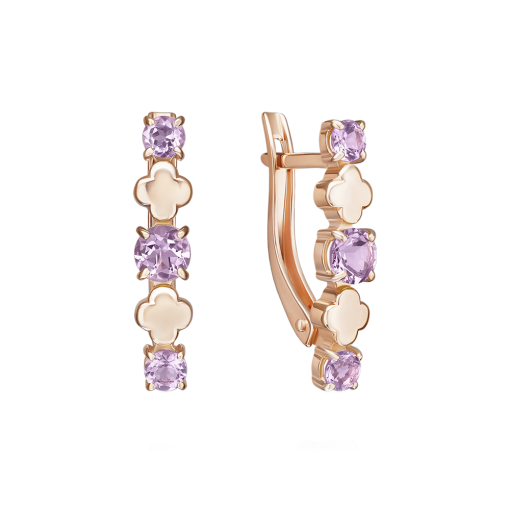 Ohrhänger mit Amethysten 