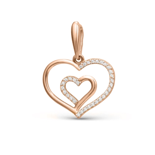 Pendant with zirconia 