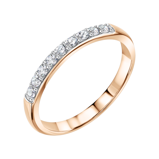 Women's ring with diamonds 