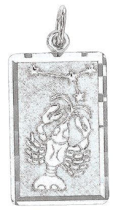 Pendant Zodiac sign Cancer 