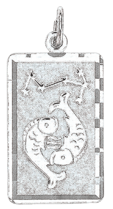 Pendant Zodiac sign Pisces 