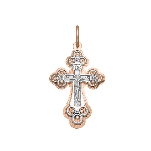 Pendant cross with engraving 
