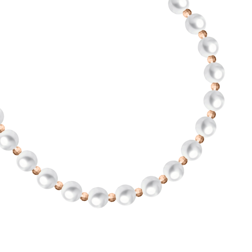 Collier mit Perlen 