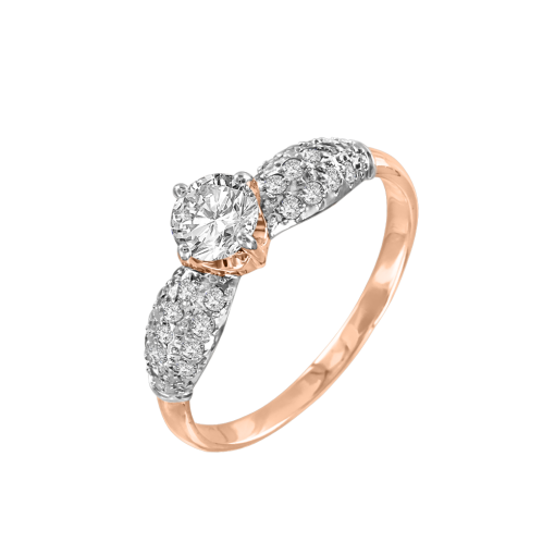 Кольцо с фианитами Swarovski 