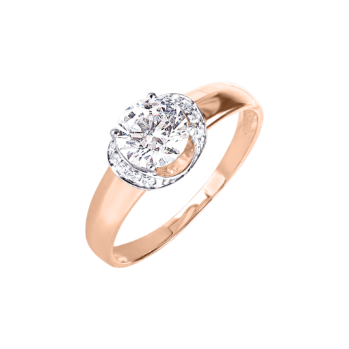 Damenring mit Swarovski Zirkonia 