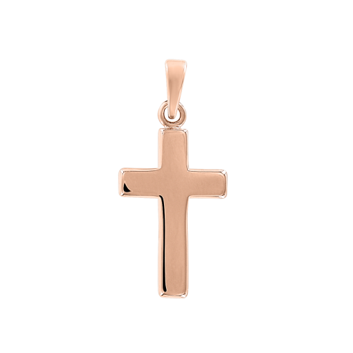 Vergoldeter Anhänger Kreuz 
