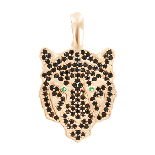 Anhänger Tiger mit Zirkonia 