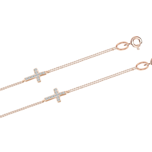 Bracelet with pendant - cross 