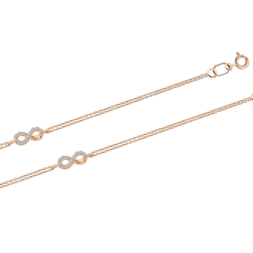 Bracelet with zirconia 