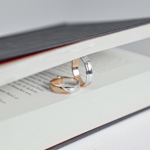 Wedding rings with diamond 