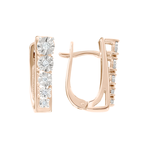 Серьги с бриллиантами 