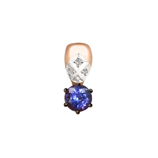 Pendant with brilliants and tansanit 