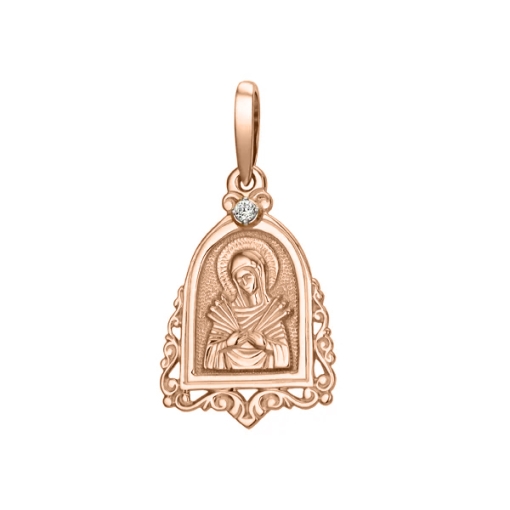 Icon - pendant with zirconia 