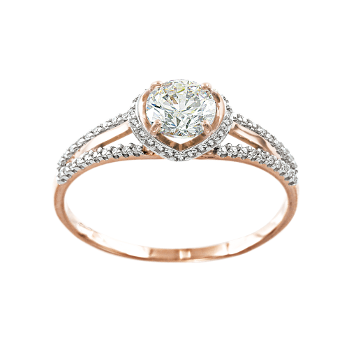 Кольцо с фианитами Swarovski 