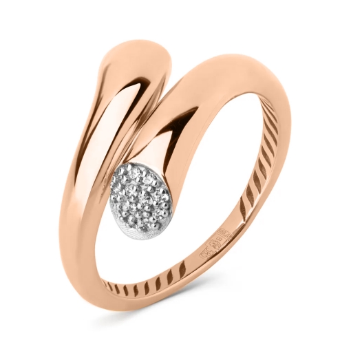 Women's ring with zirconia 