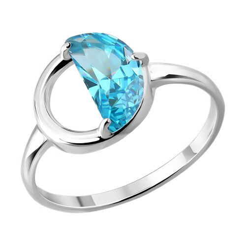 Women’s ring with zirconia 