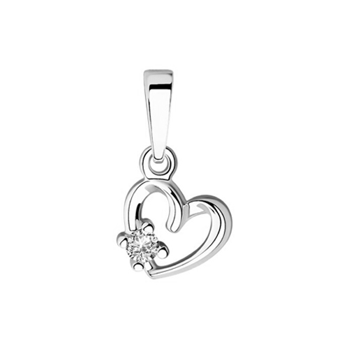 Pendant with zirconia 
