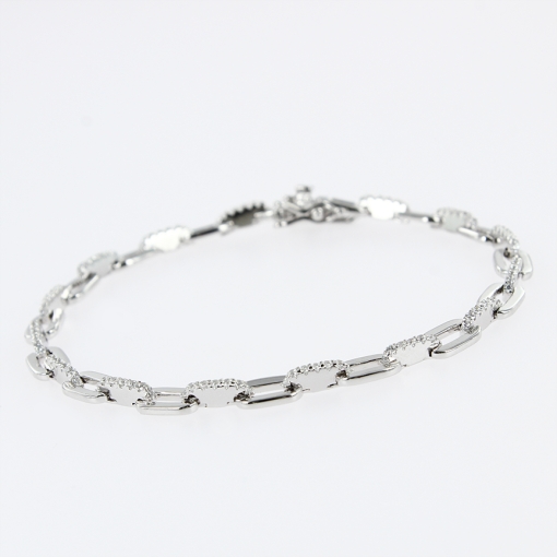 Bracelet with zirconia 
