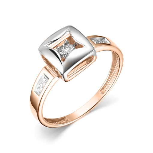 Women's ring with diamonds 