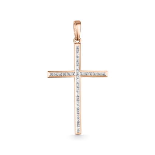 Anhänger – Kreuz mit Brillanten 