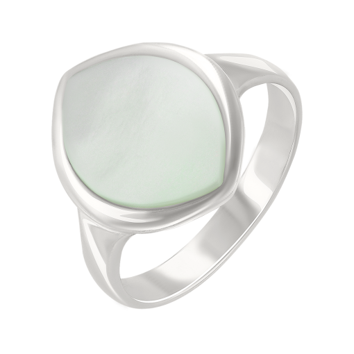 Women's ring with mother-of-pearl 