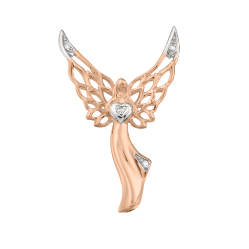 Pendant "Angel" with diamonds 