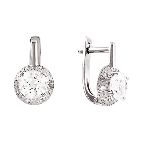 Ohrhänger mit Zirkonia Swarovski 