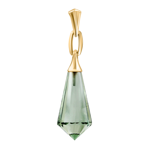 Anhänger mit grünem Amethyst 