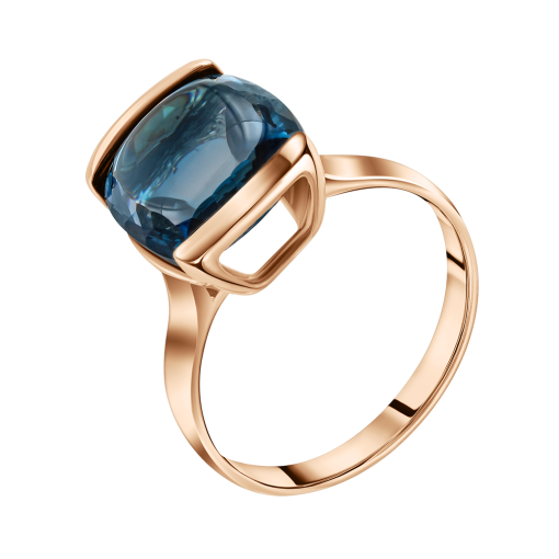 Damenring mit London Blue Topas 
