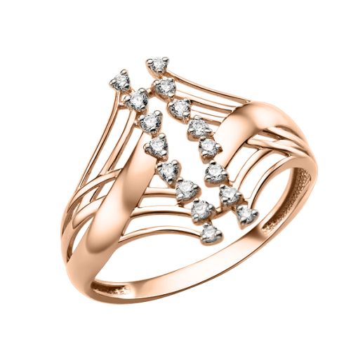 Damenring mit Zirkonia 