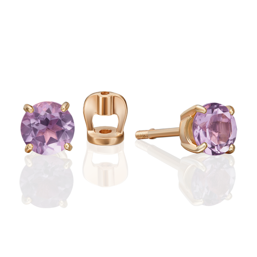 Ohrstecker mit Amethyst 