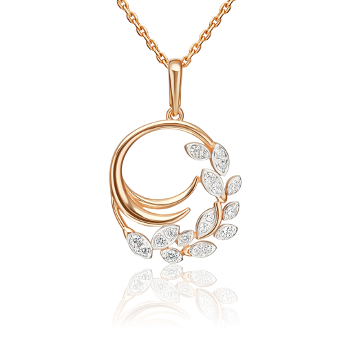Pendant with zirconia 
