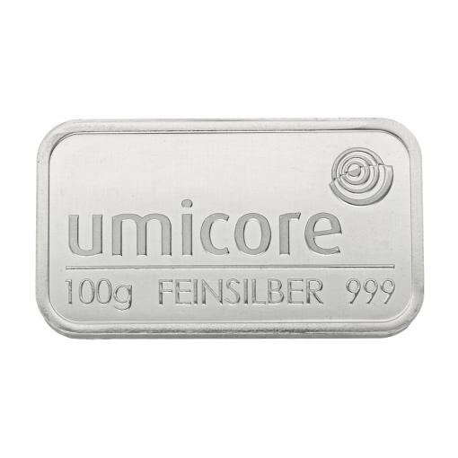 100 grams of pure silver 