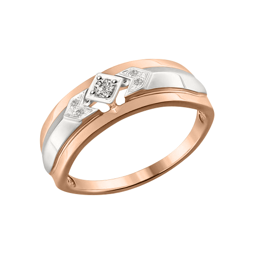 Women's ring with diamonds 