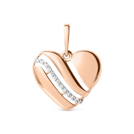 Pendant with zirconia 