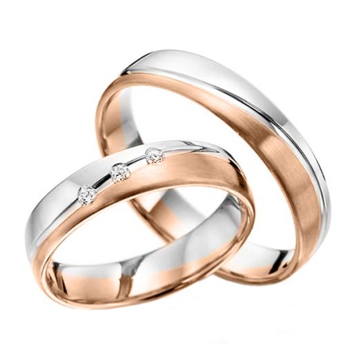 Wedding rings with diamonds without diamonds