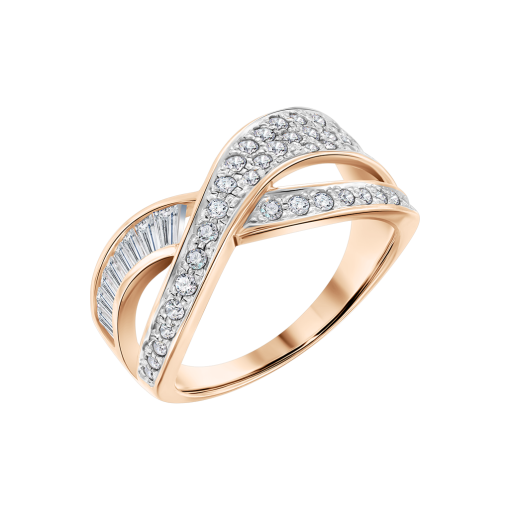 Women's ring with zirconia 