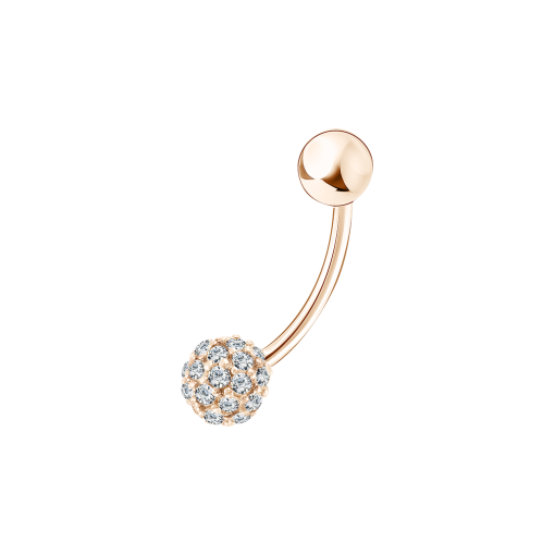 Bauchpiercing mit Zirkonia 