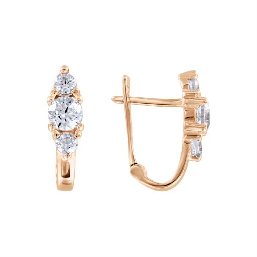 Ohrhänger mit Zirkonia 