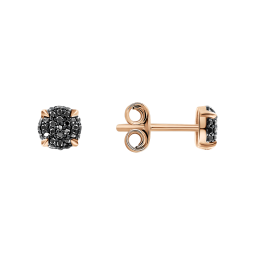 Stud earrings with zirconia 
