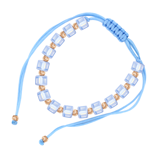 Armband mit Rotgold Kugeln 