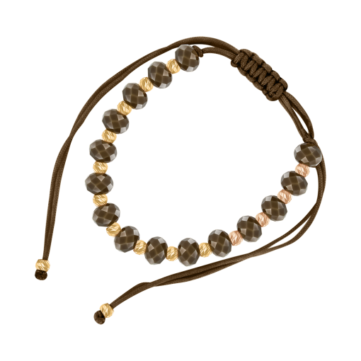 Armband mit Gelbgold Kugeln 