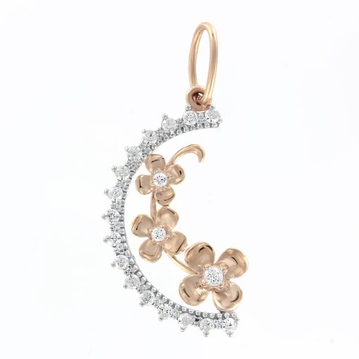 Pendant with zirconia 