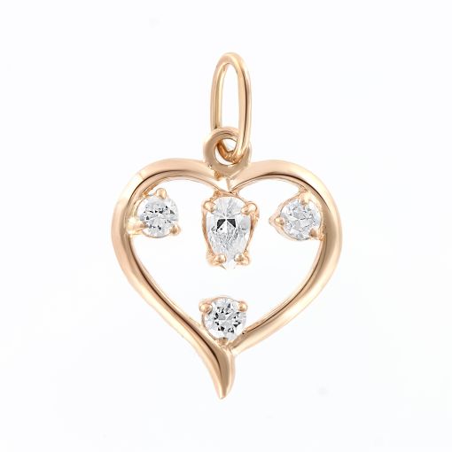 Pendant with zirconia 