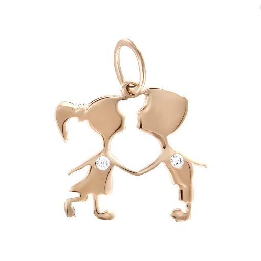 Подвеска с фианитами 