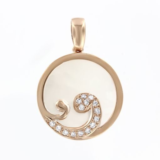 Pendant with zirconia 