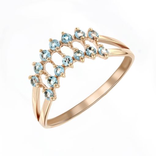 Кольцо с топазами 